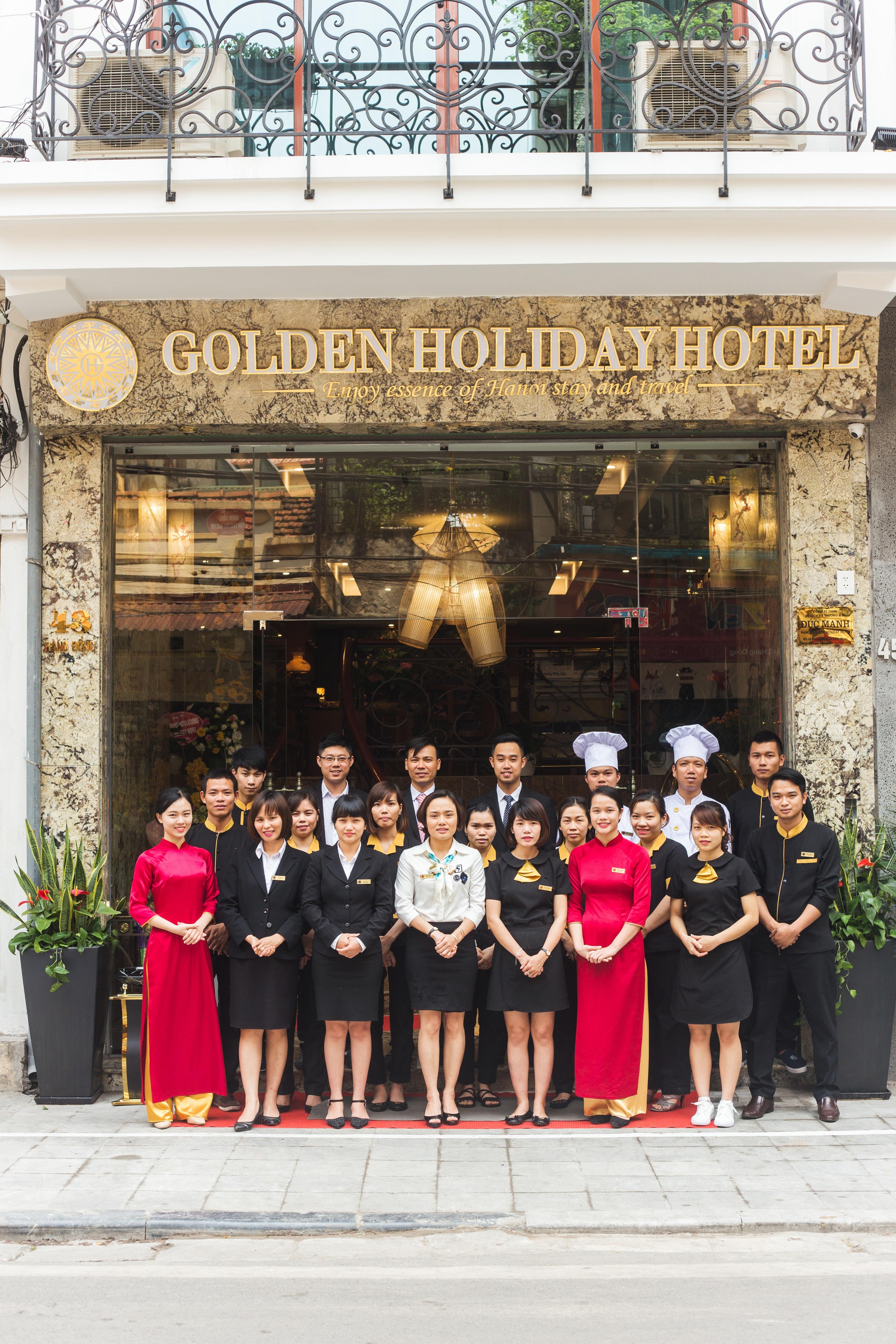 Hanoi Golden Holiday Hotel Zewnętrze zdjęcie